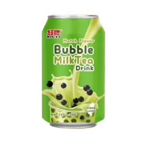Matcha Flavor Bubble Milk Tea Drink 340g RICO
