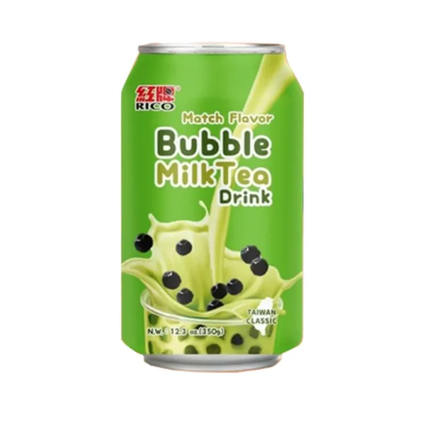 Matcha Flavor Bubble Milk Tea Drink 340g RICO